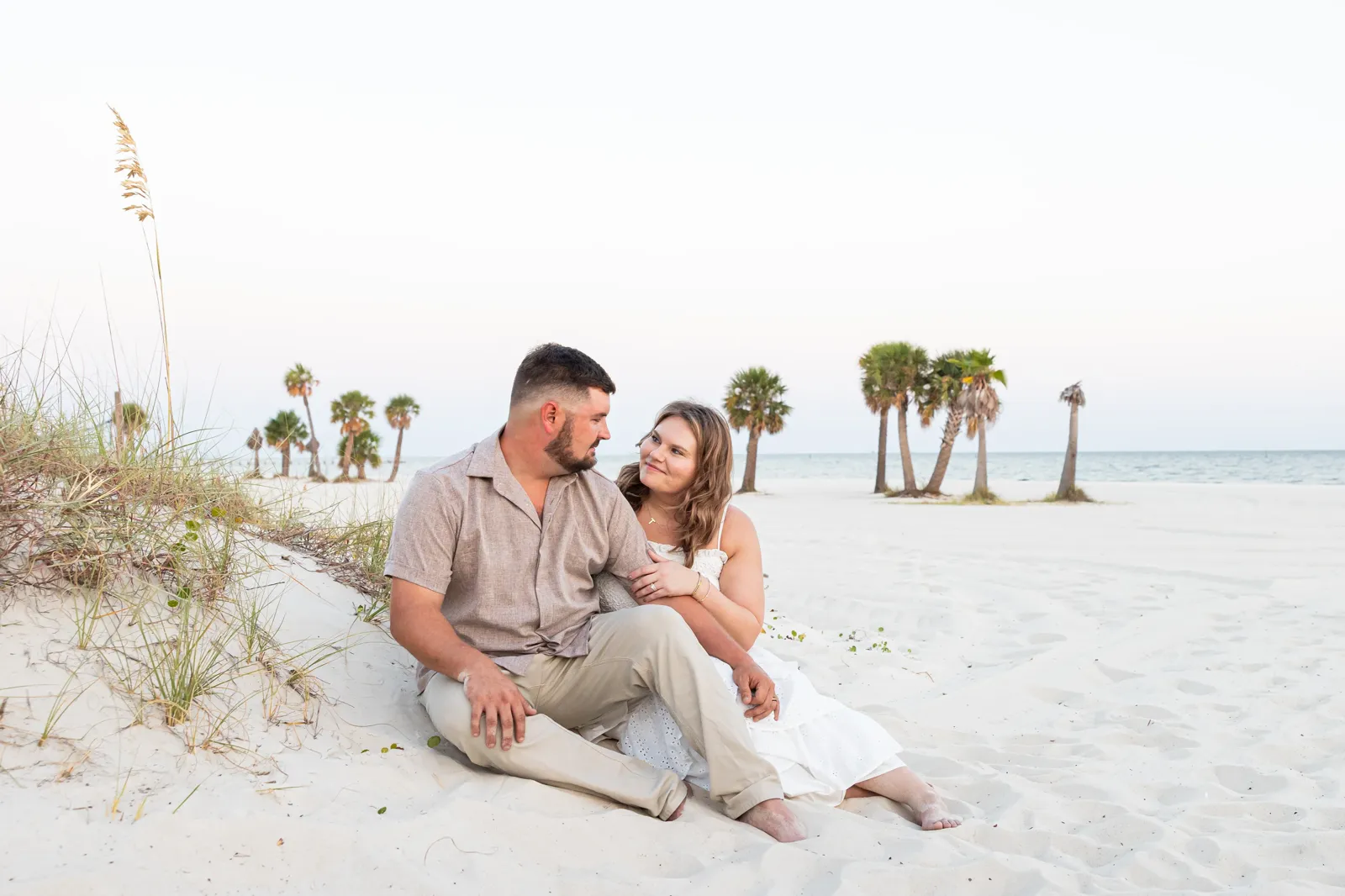 Romantic engagement photography