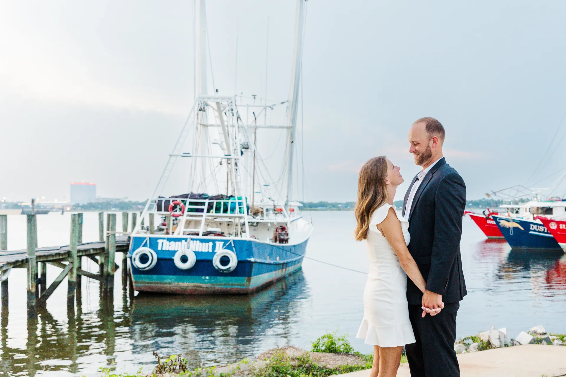 Engagement session portrait