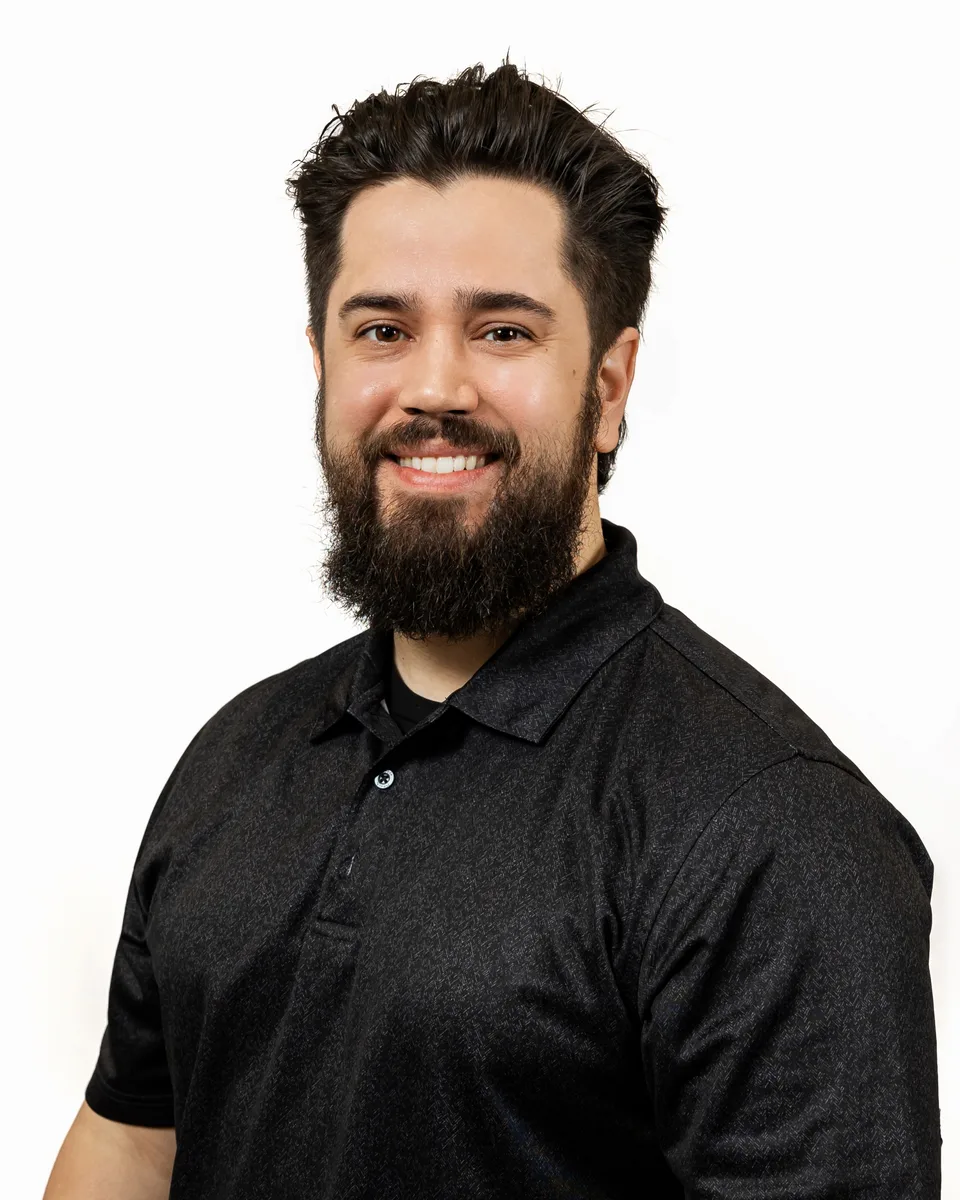 Business headshot with neutral tones