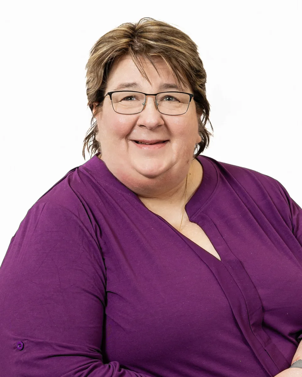 Corporate headshot with polished presentation