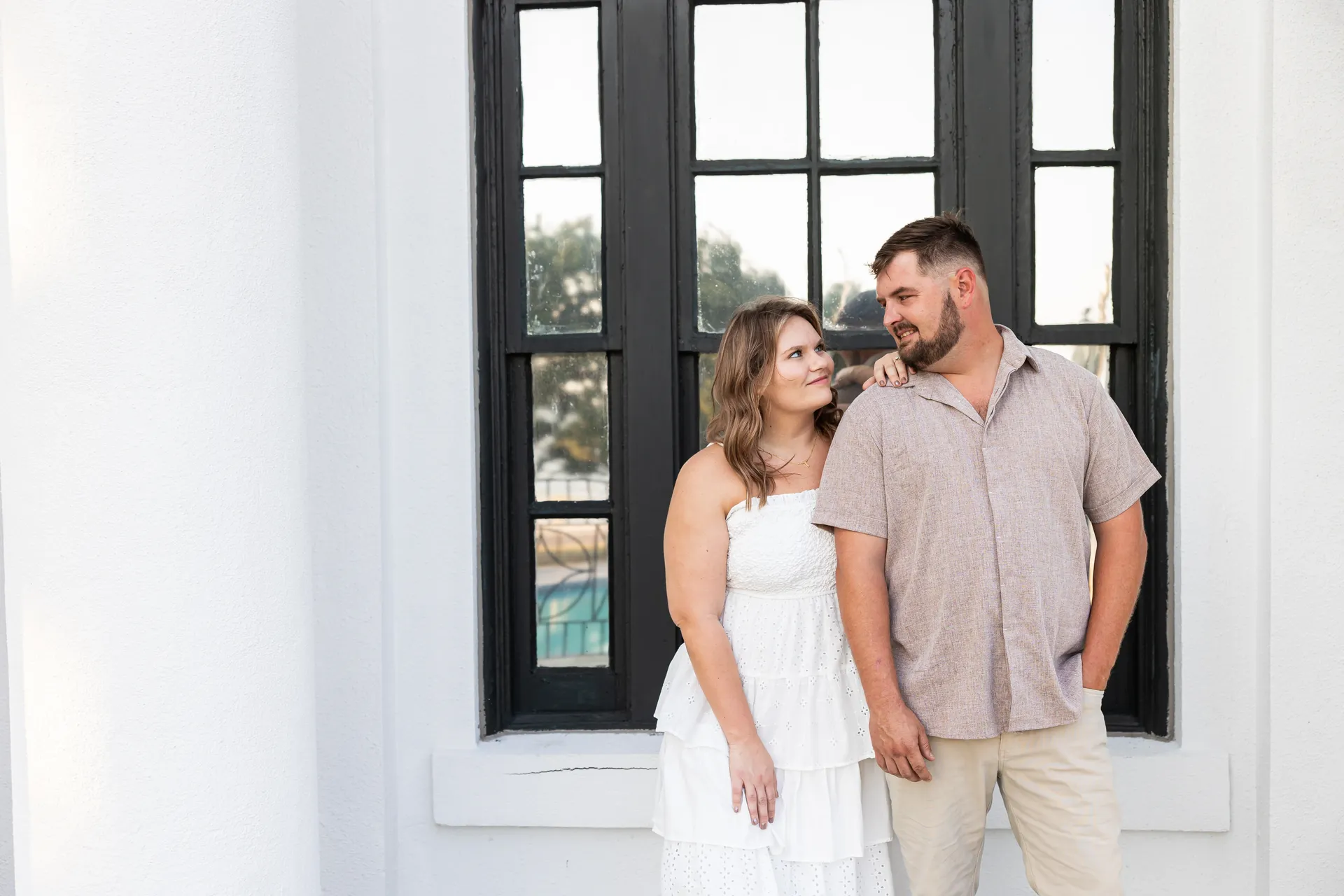 Family portrait in scenic location