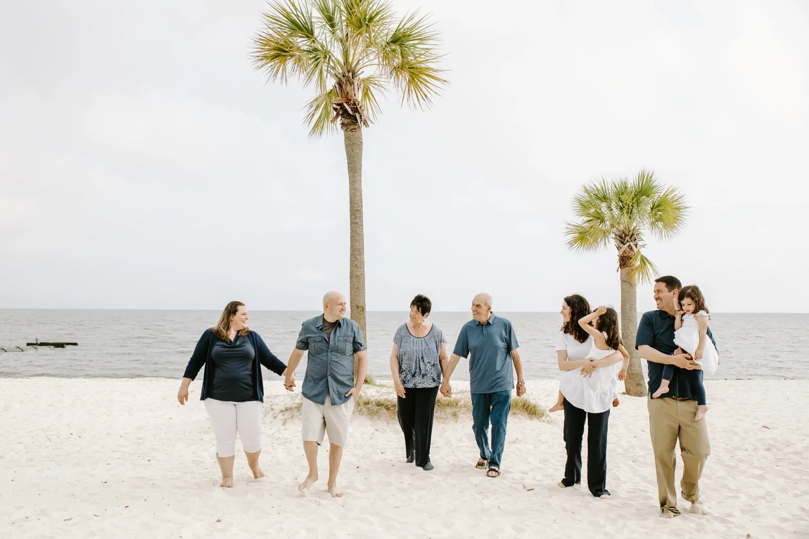 Family portrait with natural backdrop