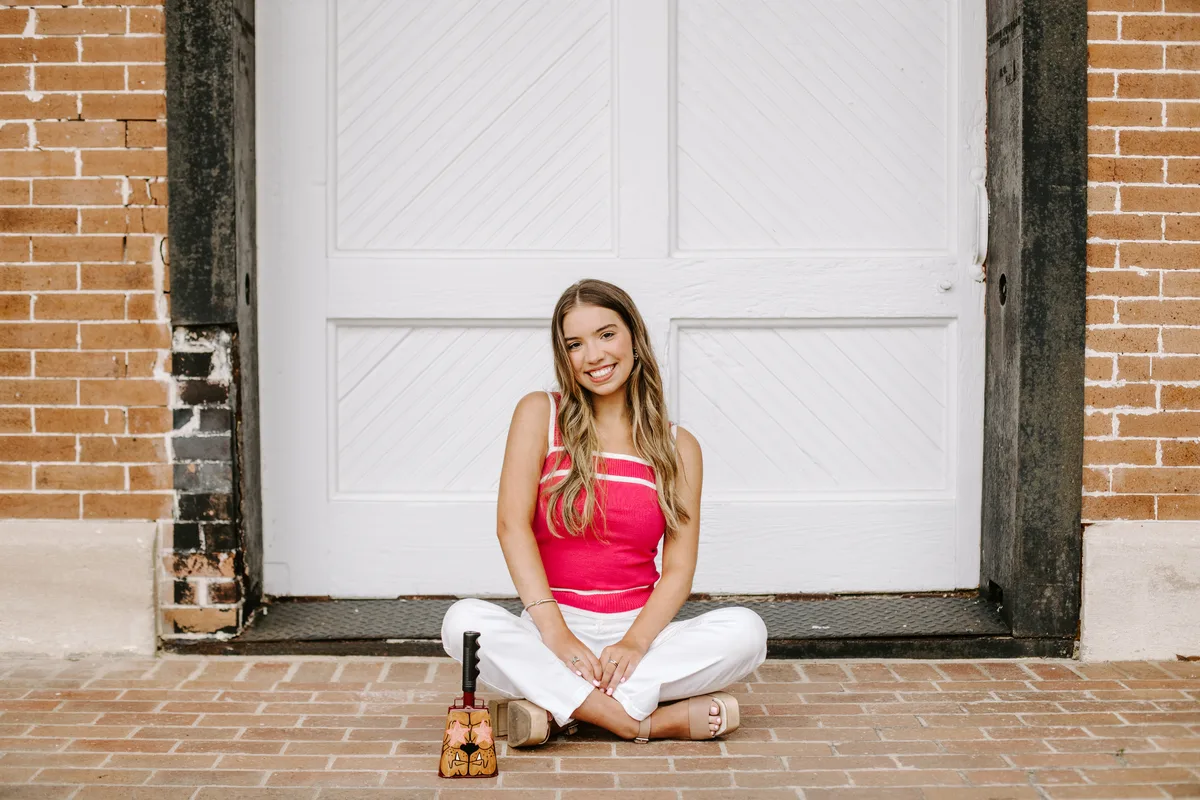 Senior portrait in natural light