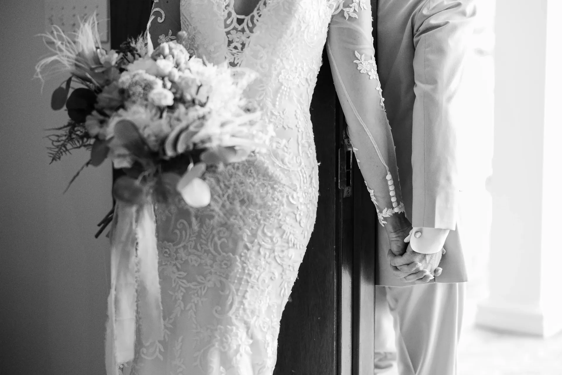 Wedding couple portrait