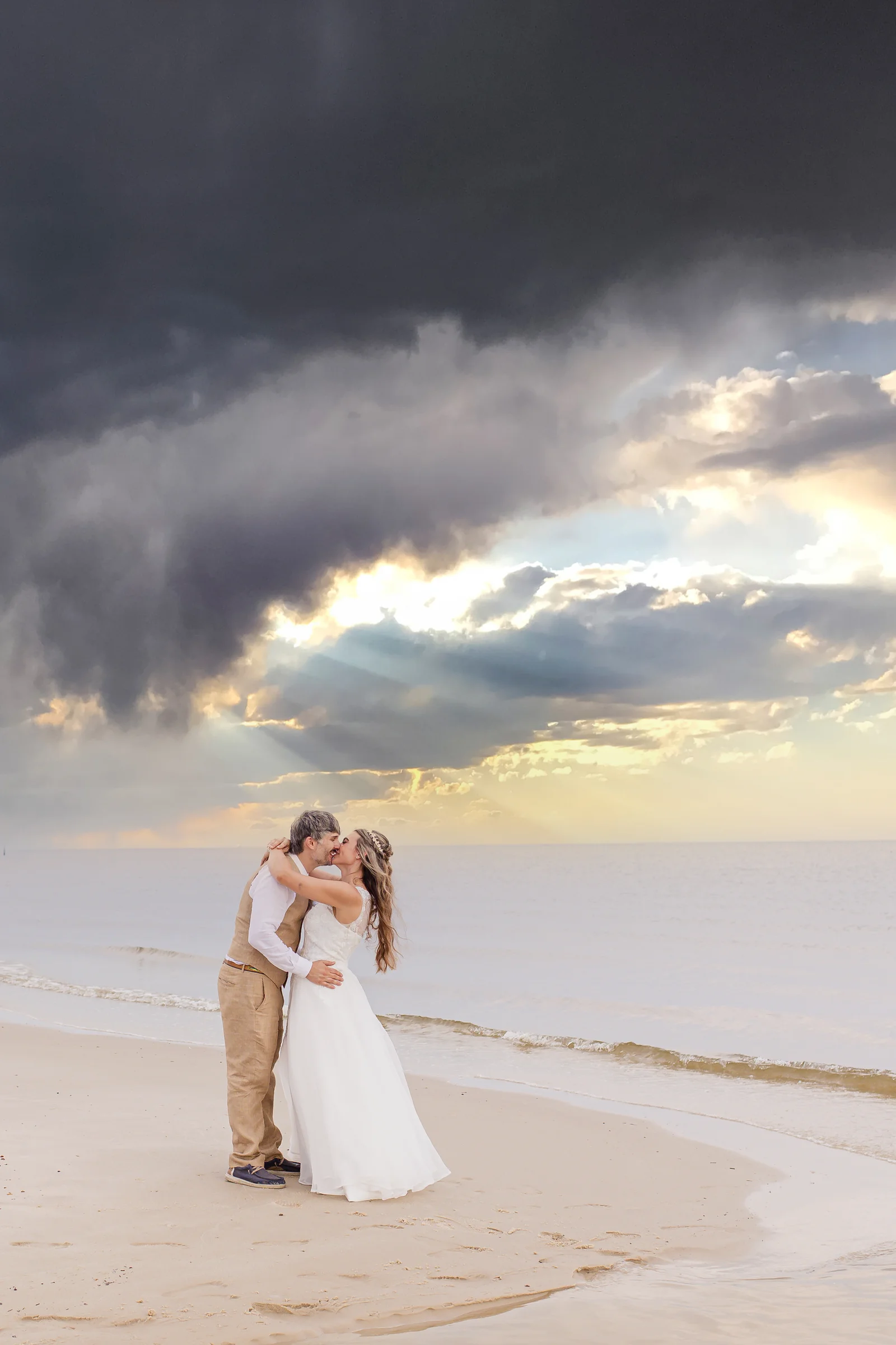 Wedding couple portrait
