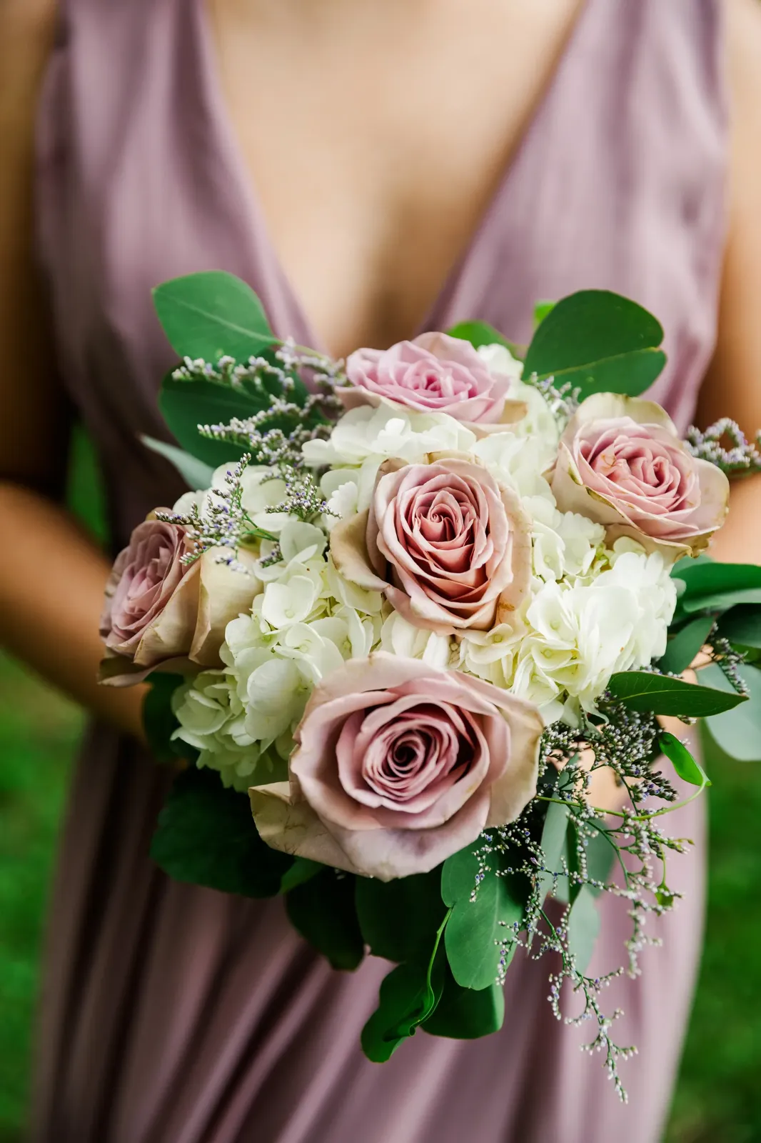 Intimate wedding moment between couple